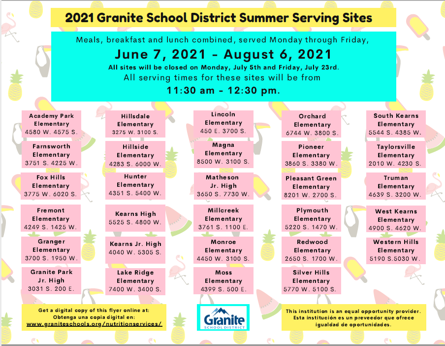 Free Lunch this Summer