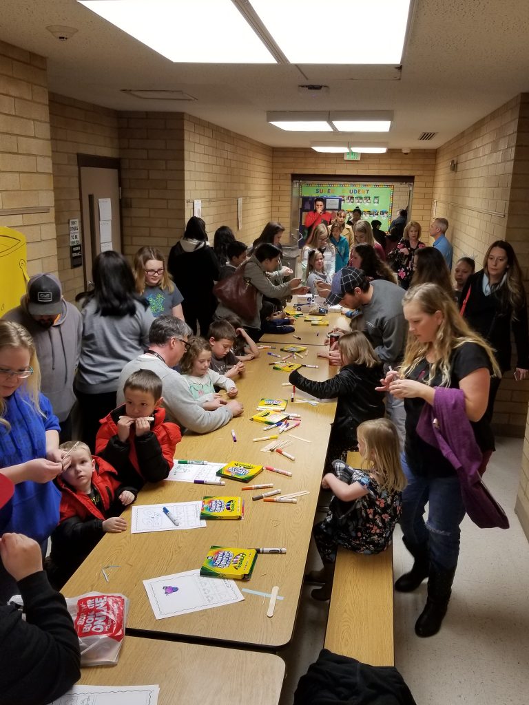 Bacchus Elementary Art Night 2018