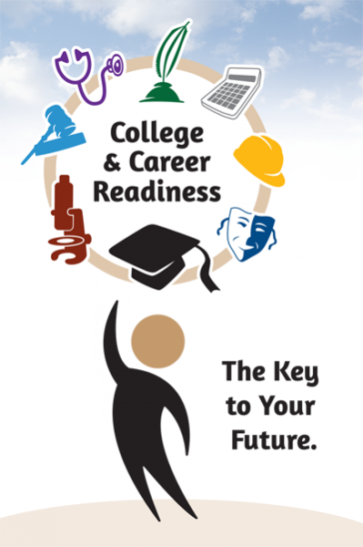 image of student thinking of future