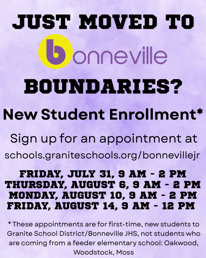 New Student Enrollment dates and times