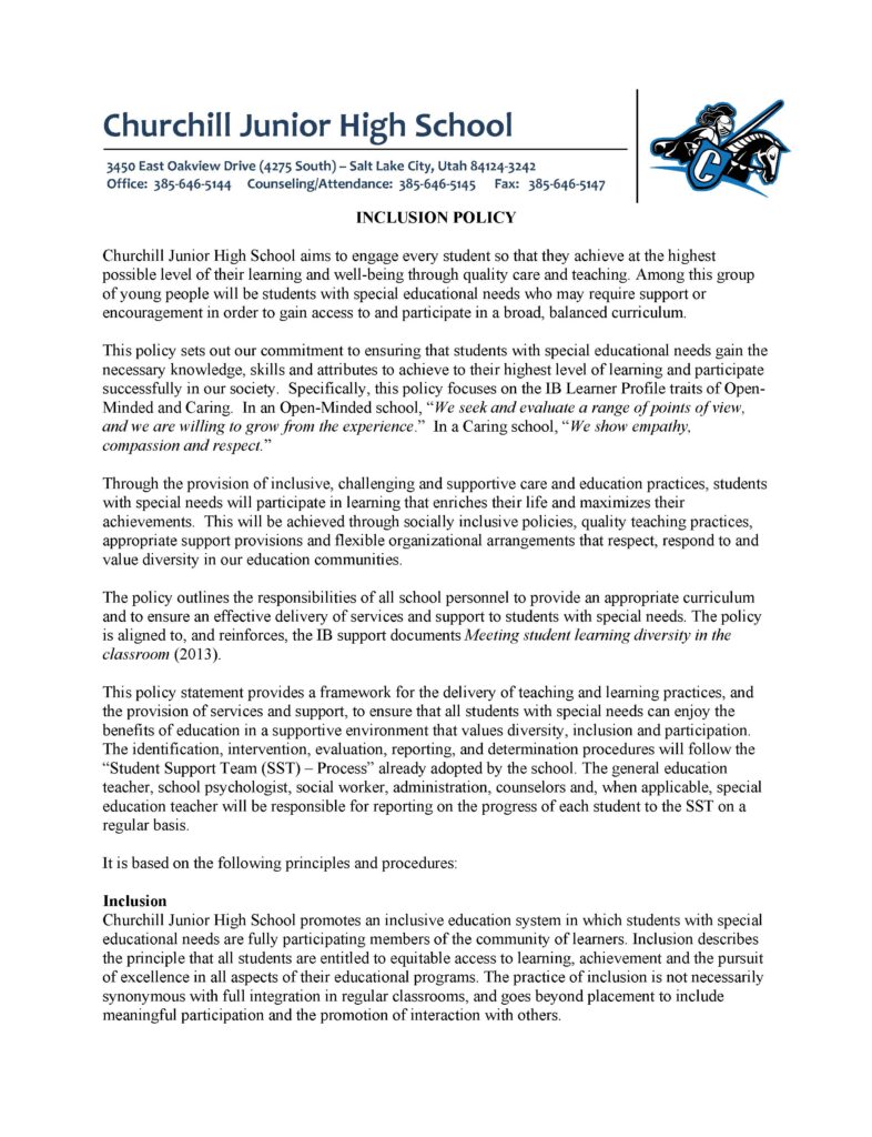 Inclusion Policy Page 1 (JPG)