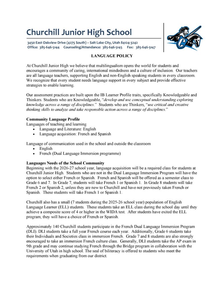 Languages Policy Page 1 (JPG)