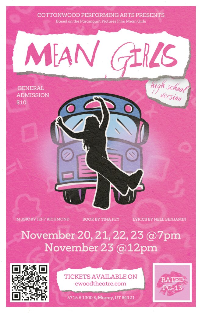 Flyer for Mean Girls Production