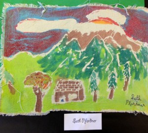 5th grade- Landscape Batiks