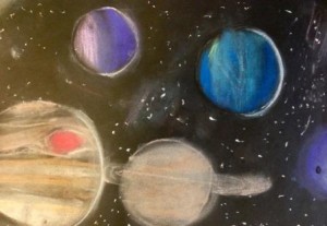 6th grade Solar System Shading by Stephanie Barka