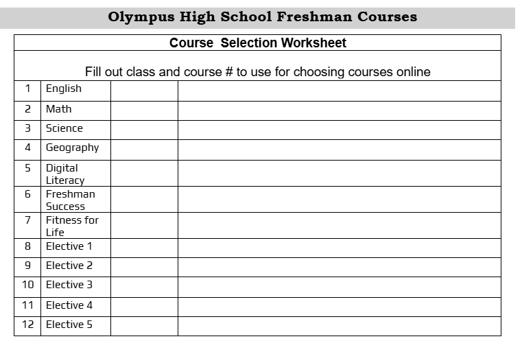 Worksheet