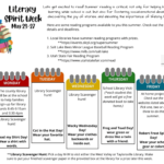 Literacy spirit week flyer