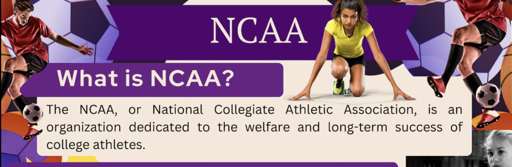 Graphic explaining what the NCAA is
