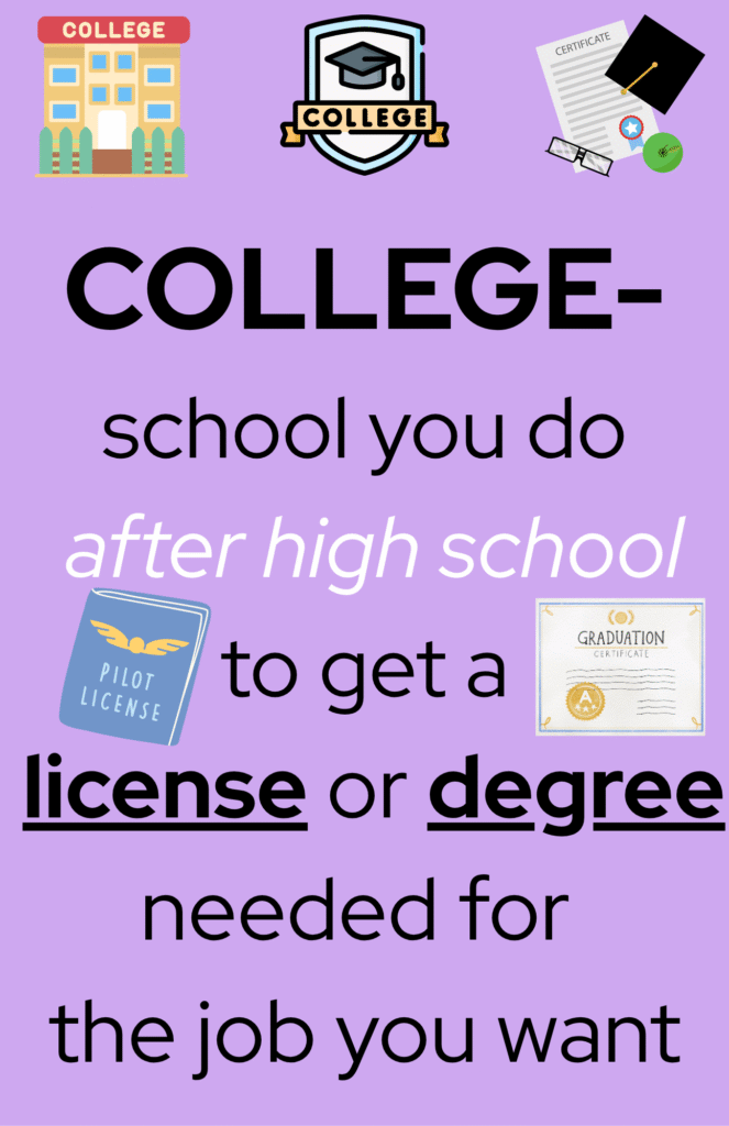 College planning flyer