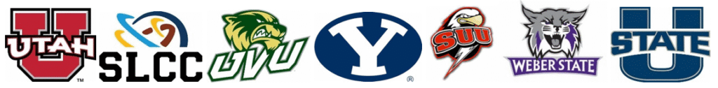 Utah college logos