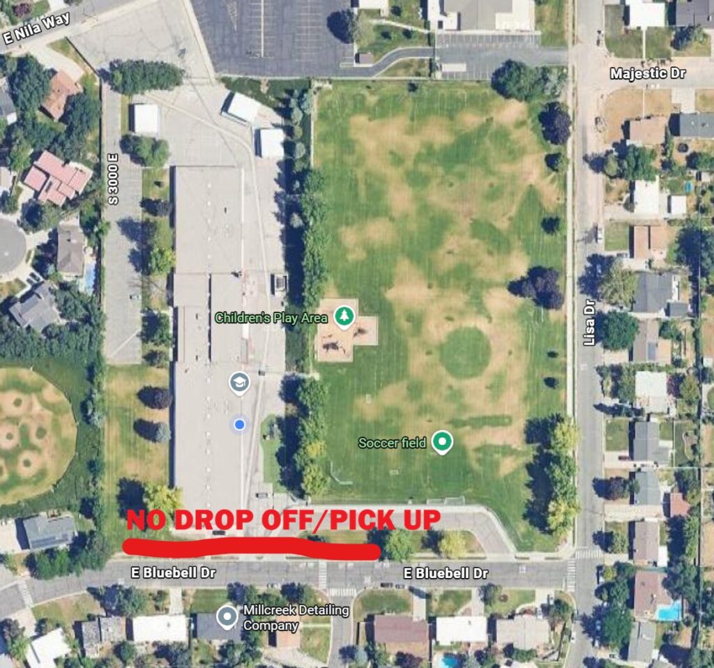 South area drop-off map
