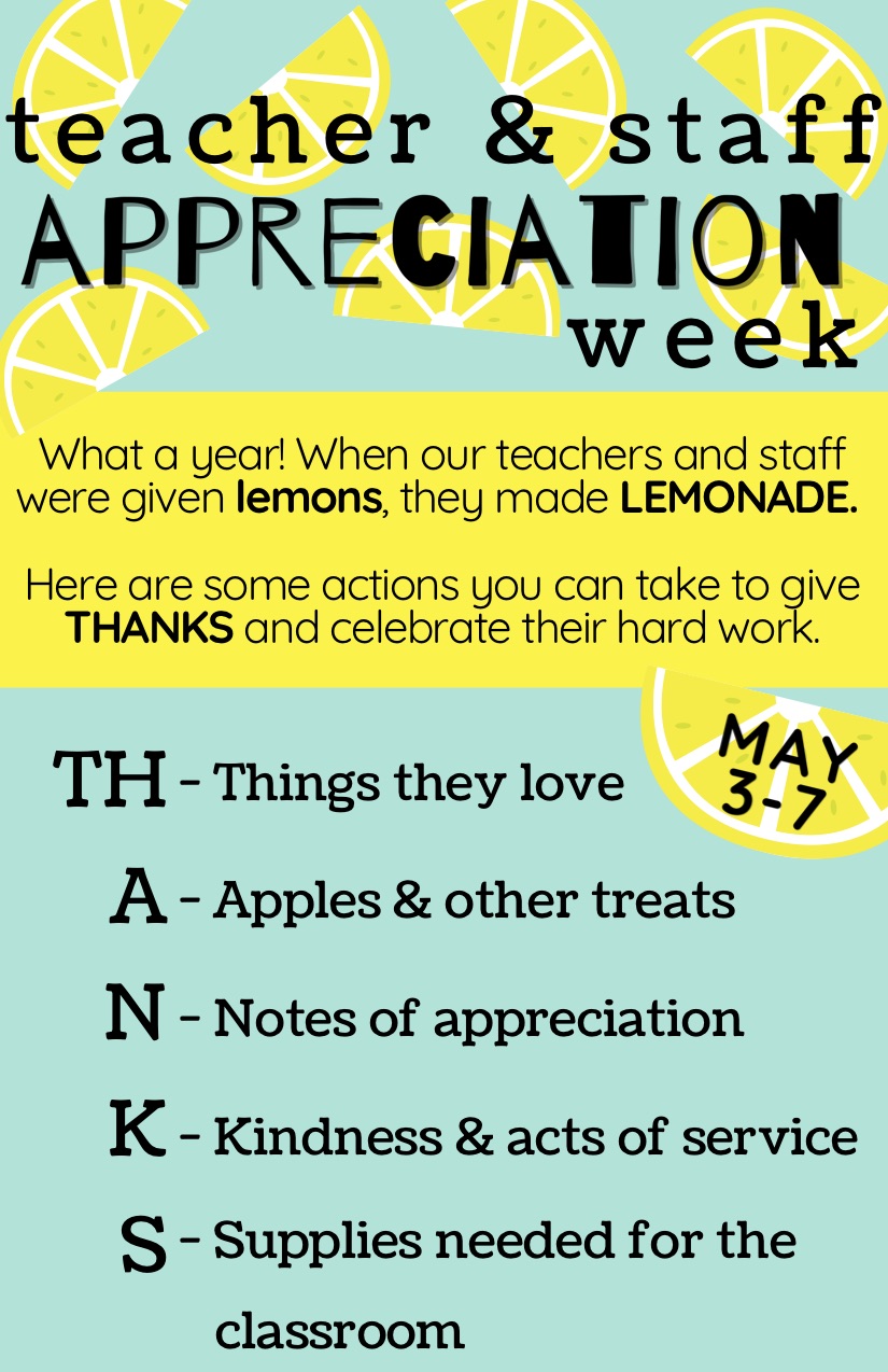 staff appreciation week flyer