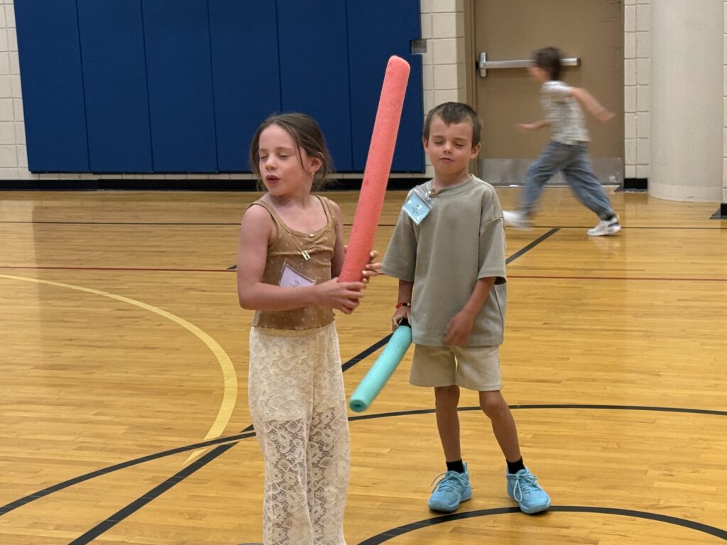 Students in PE class during unified Specials