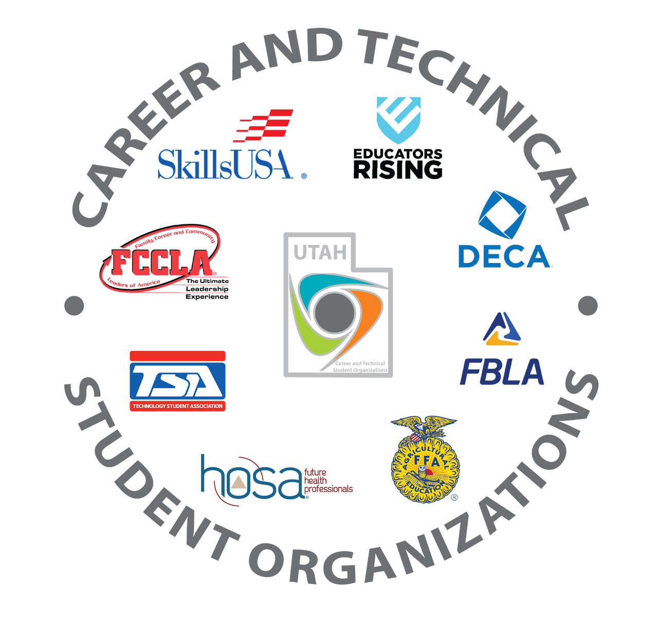 Career and Technical Student Organizations logos