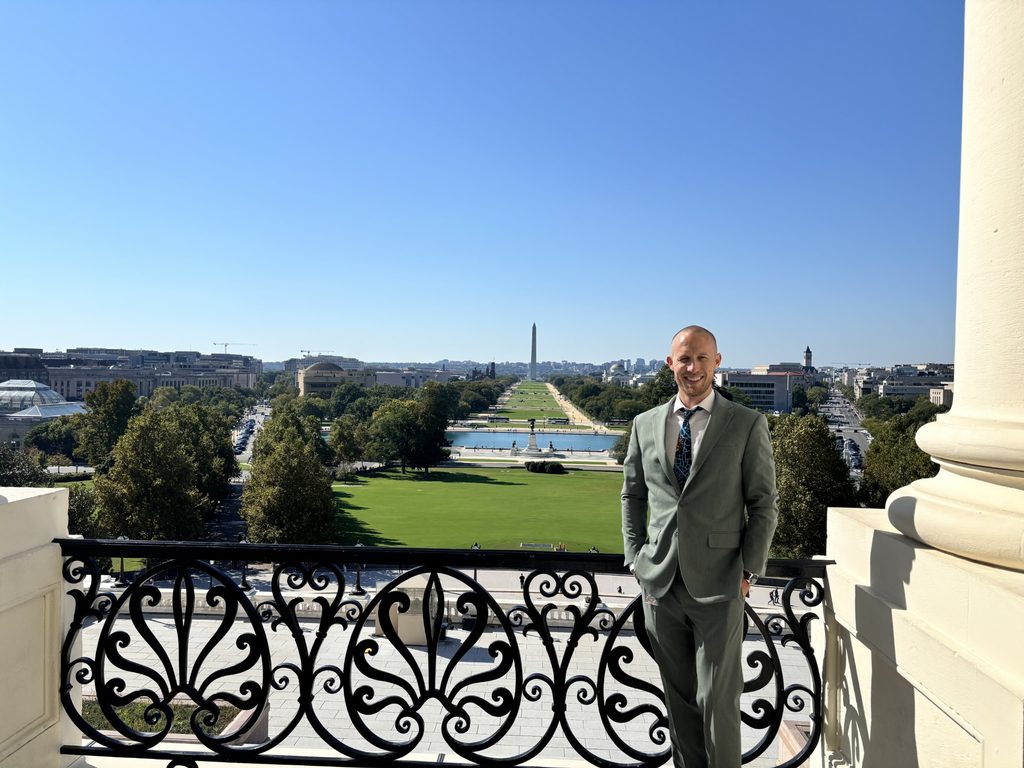 Picture of Tucker in DC.